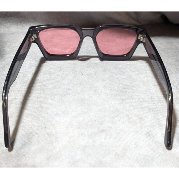 Namur Black And Pink Chunky Translucent Sunglasses main image 6